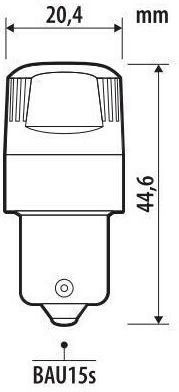 Lampa Lamps Car Ultra-Lumen Series Canbus LED Orange 12V 2pcs