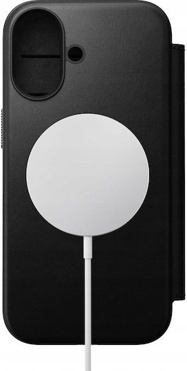 Nomad Book Δερμάτινο Μαύρο (iPhone 17)