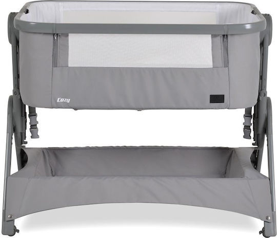 Cangaroo Wiege mit Matratze und Rädern Gray