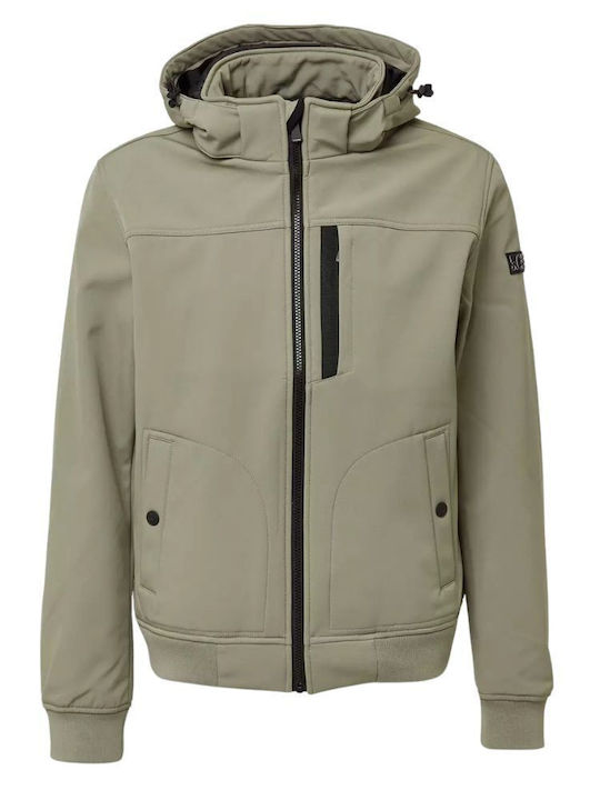 Χειμωνιάτικο Μπουφάν Softshell Αδιάβροχο και Αντιανεμικό Khaki