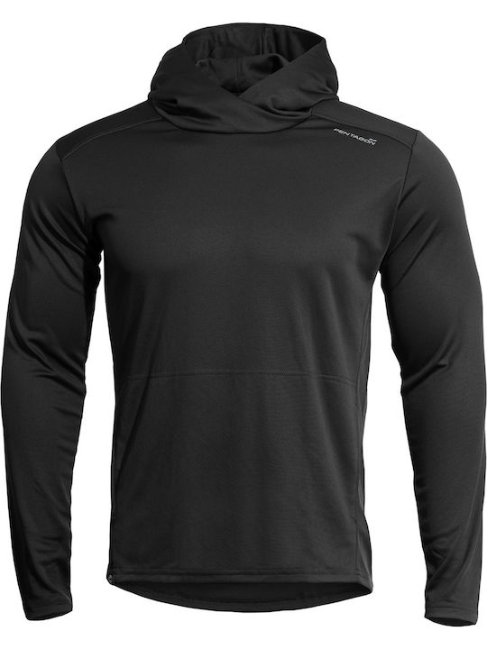 Orion Long Sleeve Black Blouse