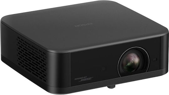 Epson EF-62B Mini Projector 3LCD 4K Ultra HD Laser with Wi-Fi and Built-in Speakers Black