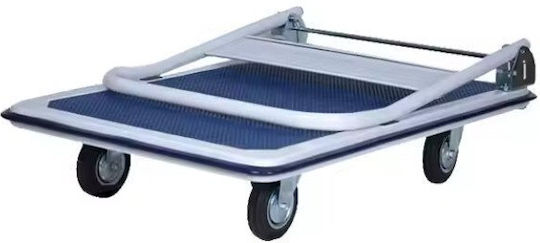 Lean Toys Plattformwagen Folding for Load Weight up to 300kg in Blau Color