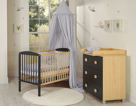 My Sweet Baby Baby Moskitonetz Für Kinderbett Grau