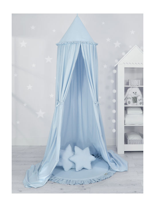 My Sweet Baby Mückennetz Kinderbett aus Tüll Blau