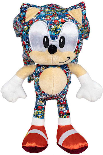 Play By Play Jucărie De Plus Sonic Ariciul Pentru Nou-Născuți 30 Cm