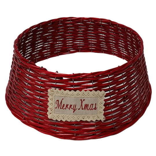 Weihnachtsbaumrock Rot Ψάθινη Μ20xΥ45εκ.