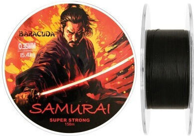 Nylon Monofilament Baracuda Samurai 150 M Black Color