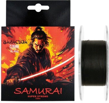 Nylon Monofilament Baracuda Samurai 150 M Culoare Neagră