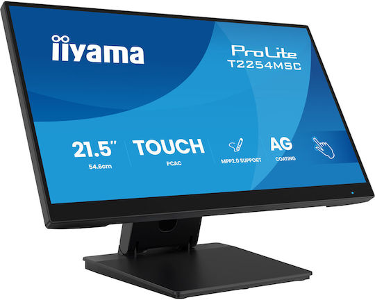 Iiyama T2254MSC-B2AG IPS Touch Monitor 22" FHD 1920x1080 with Response Time 4ms GTG