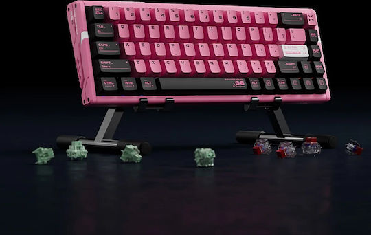 ATK RS6 Ultra - 8K Gaming Μηχανικό Πληκτρολόγιο 65% με Magnetic διακόπτες και RGB φωτισμό (International English) Sakura Warrior
