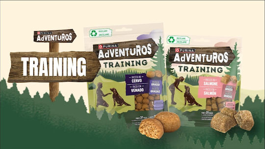 Purina Λιχουδιά Σκύλου με Σολομό, Δημητριακά, Κρέας και Ελάφι 115gr 59τμχ