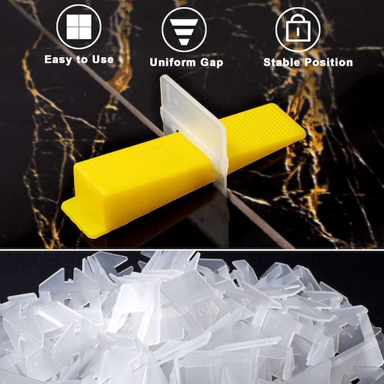 Tile Levelling Spacer 2mm Thickness 95 Pieces