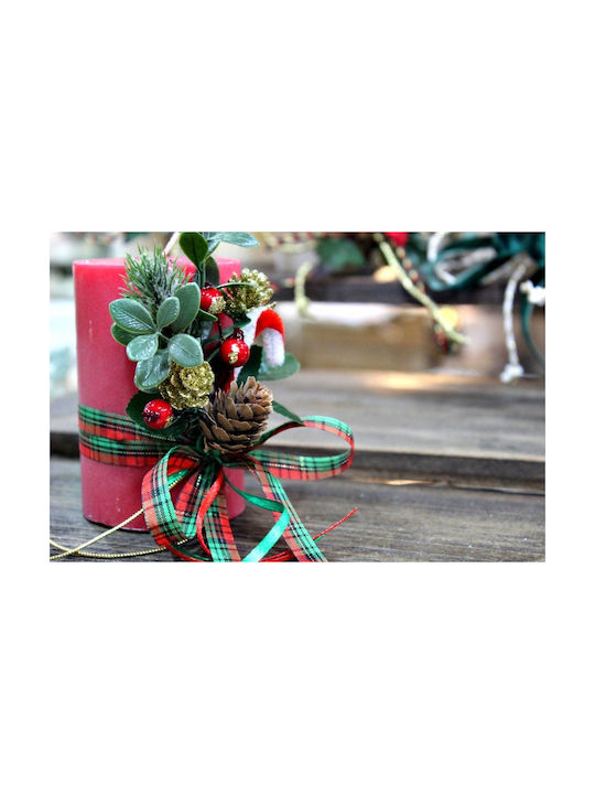 Wrapped Red Aromatic Candle 6.5*10cm 97125