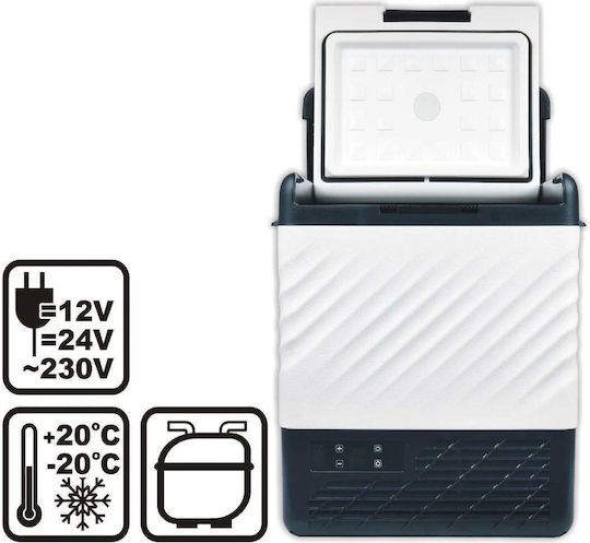 Harder & Steenbeck Преносим Хладилник 22л Капацитет 12V / 220V / 240V / 24V Бял