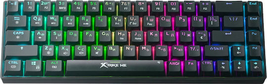 Xtrike Me GK-995W Ασύρματο Gaming Μηχανικό Πληκτρολόγιο 60% με Custom Red διακόπτες και RGB φωτισμό (International English)