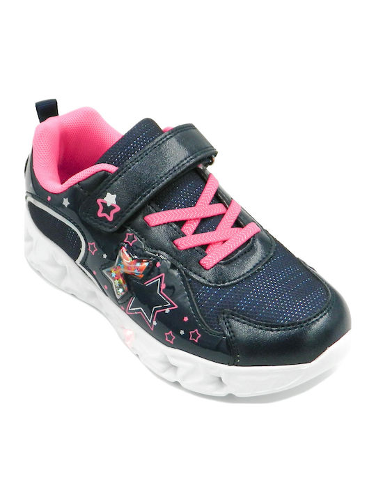 Παιδικά Sneakers με Φωτάκια Μπλε
