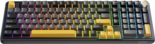 Marvo Titan 75 Ασύρματο Gaming Μηχανικό Πληκτρολόγιο 98% με RGB φωτισμό (International English)