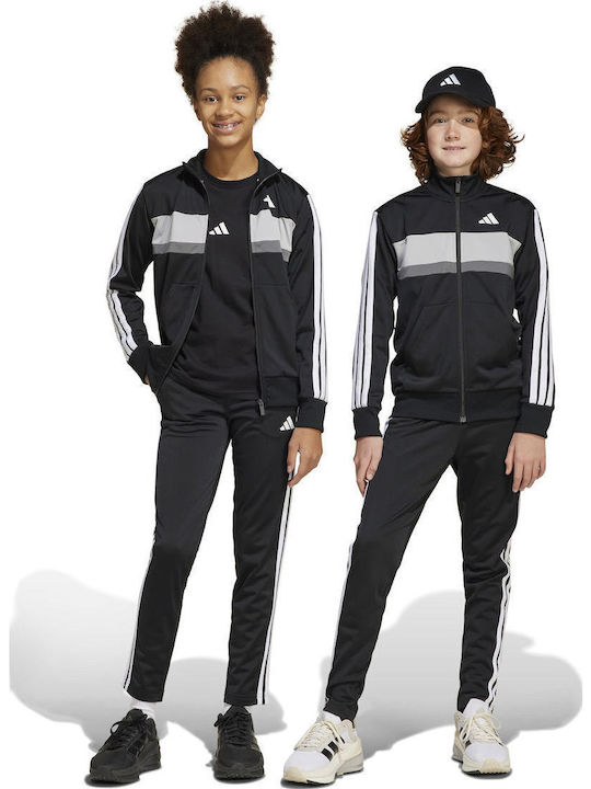Kids Sweatpants Set With Jacket Black 3 Pieces