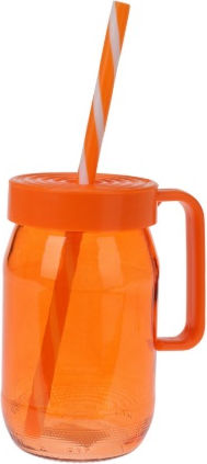 Set 6 Pahare Koopman Pentru Limonadă Sticlă 7x12 Cm 370 Ml Multicolore