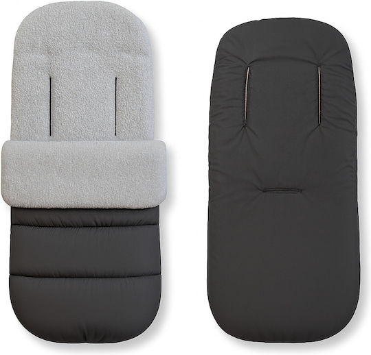Stroller Footmuff with Fleece Lining Black