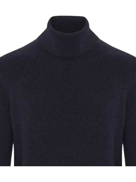 Long Sleeve Navy Blue Sweater