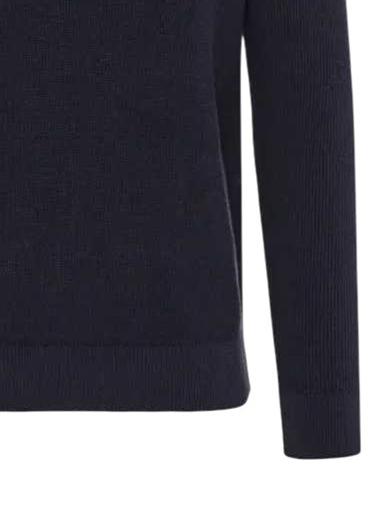 Long Sleeve Navy Blue Sweater