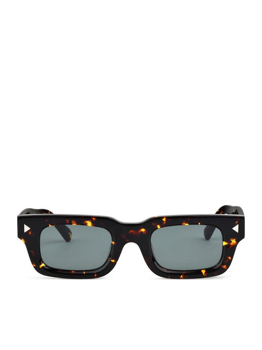 Oscar & Frank Jones Unisex Sunglasses with Brown Tartaruga Plastic Frame and Brown Lens 477027
