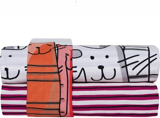 Kentia Sheet Set Cotton Zuzu 270cm 3pcs