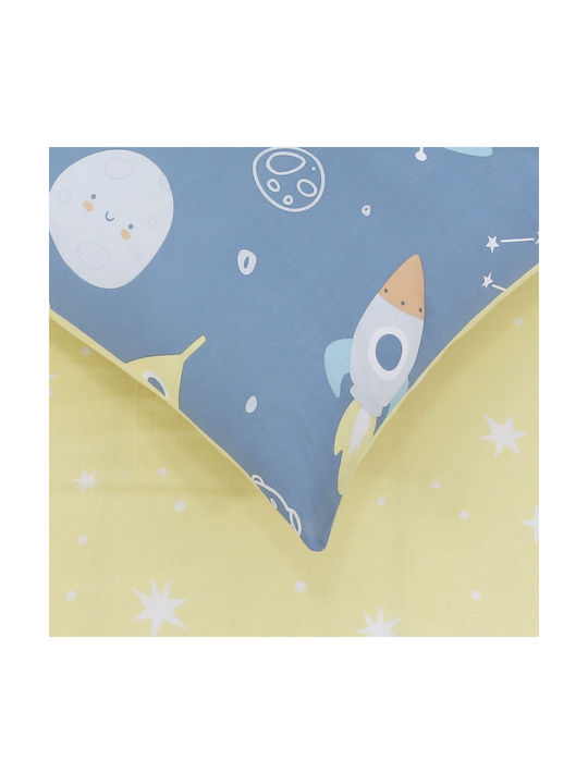 Kocoon Sheet Set Single Cotton Light Blue 160x260cm