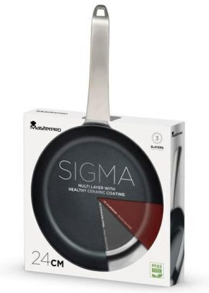 Bergner Sigma Тиган от Алуминий с Незалепващо Покритие 24см