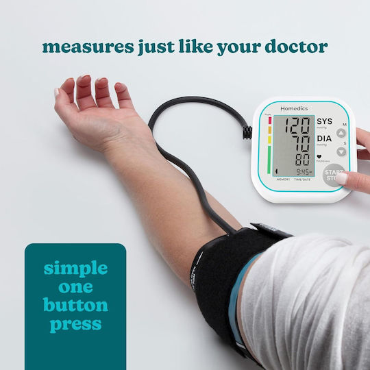 Homedics Electronical Blood Pressure Monitor Arm with Arrhythmia Detection