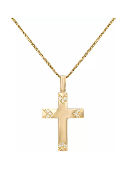 Gold Cross 14K Double Sided Gold Cross 14K Double Sided