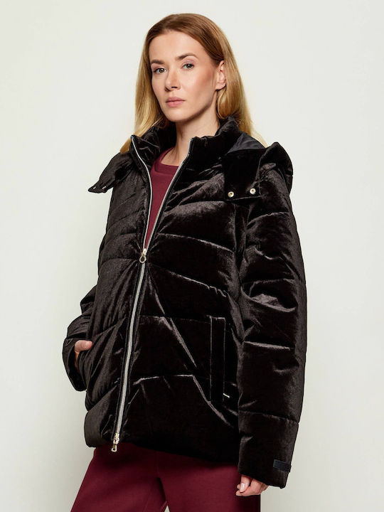 Women's Lifestyle Jacket for Winter Black