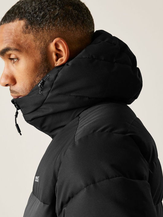 Men's Jacket Puffer Waterproof Black