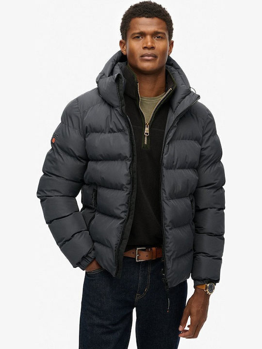 Winter Jacket Puffer Ebony