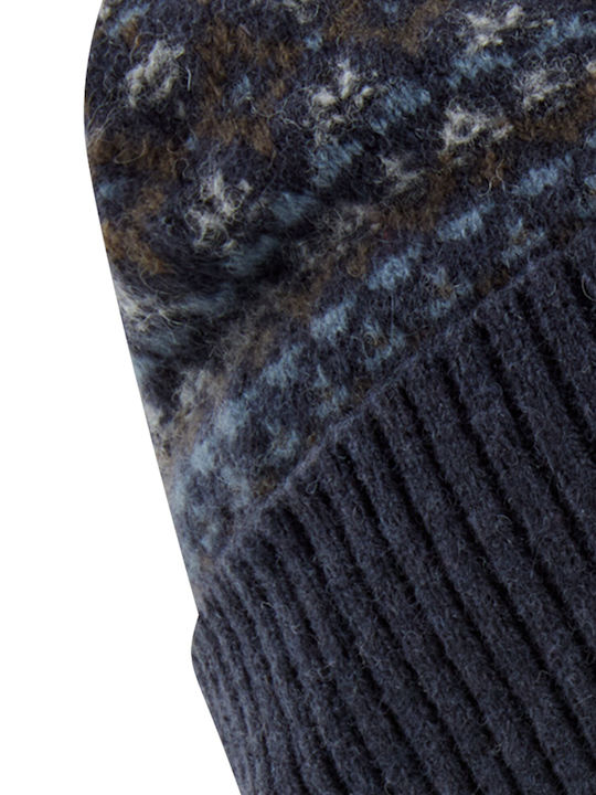Beanie Beanie Knitted in Navy Blue color