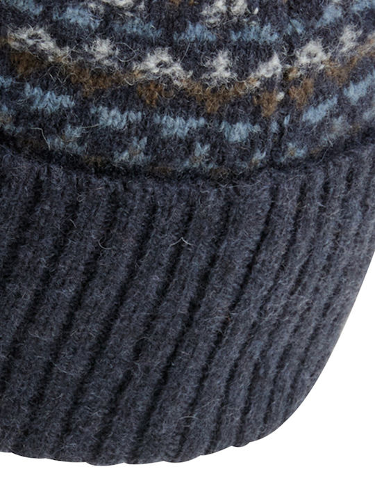 Beanie Beanie Knitted in Navy Blue color