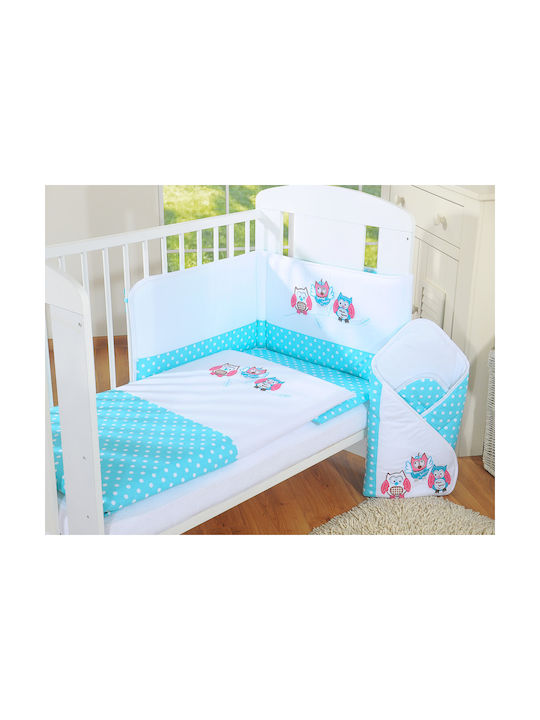 My Sweet Baby Σετ Παιδική Παπλωματοθήκη Μονή Turquoise, Pink