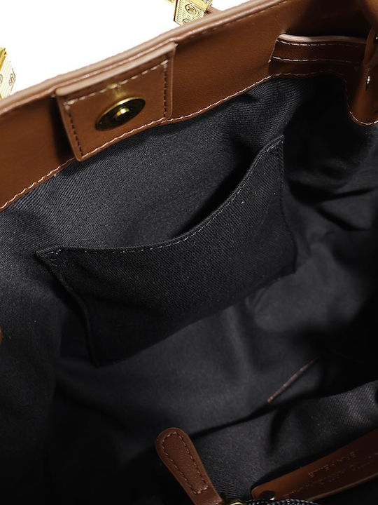 Leather Women's Bag Tote Handbag Brown