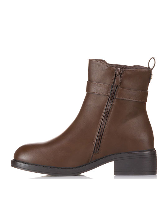 Stiefeletten Damen Braun
