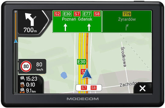 Modecom 5" Display GPS Device Freeway with and Card Slot