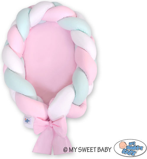 My Sweet Baby Baby Nestkissen White, Pink, Mint