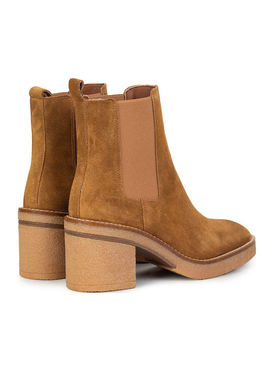 Stiefeletten Damen Tabac Braun