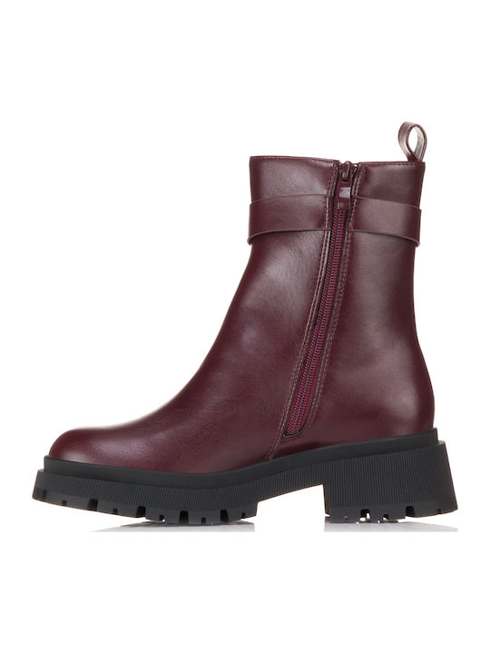 Women's Ankle Boots Burgundy