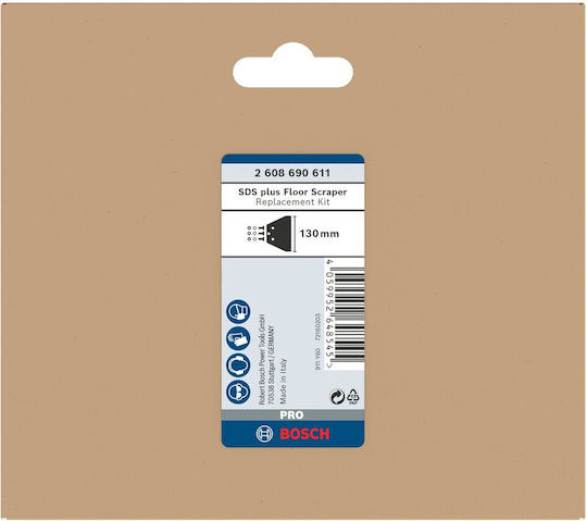 Bosch Σετ Αντικαταστασης Ξυστρας Πατωματος Pro SDS Plus 130