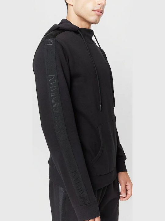 Sweatshirt with Hood Black
