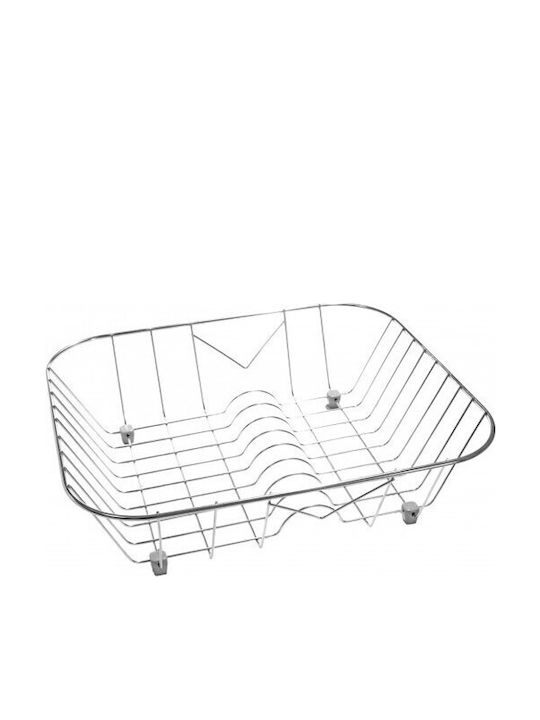 Sanitec Nr. 4 Abtropfkorb Inox Silber 39x29cm