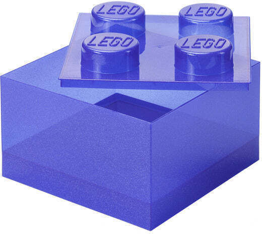 LEGO Children's Storage Box made of Plastic Purple 1pcs