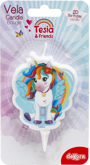 Unicorn Candle Dekora